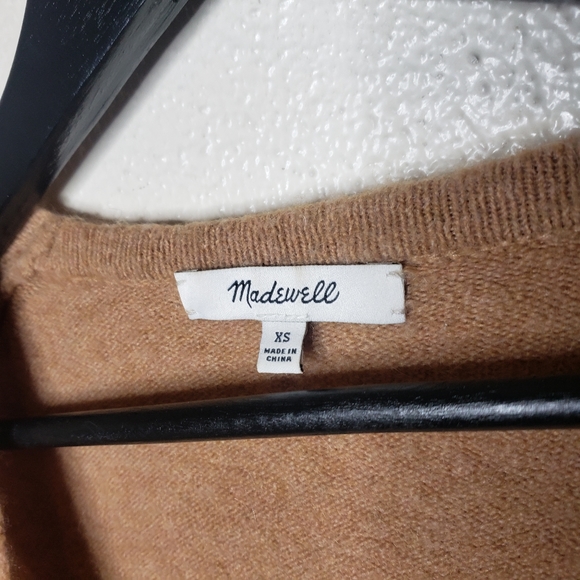 Madewell Cozy Walker Tan Cardigan - Picture 3 of 6